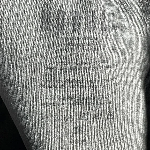 NOBULL Shorts Men's  Size 36R Gray Dark Shadow Golf  7" Inseam Performance NEW - Picture 6 of 8